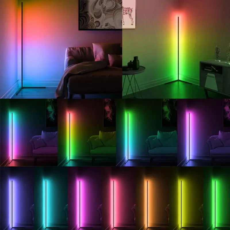 LED RGB Stehleuchte Minimalistisch mit Fernbedienung
