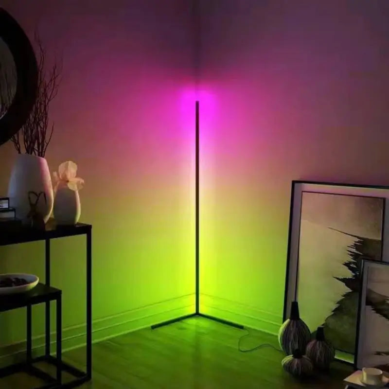 LED RGB Stehleuchte Minimalistisch mit Fernbedienung