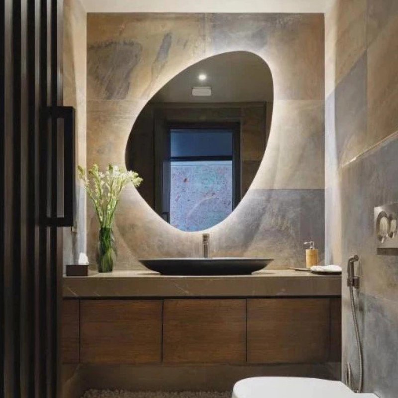 Nordhöhe – Organischer LED-Spiegel