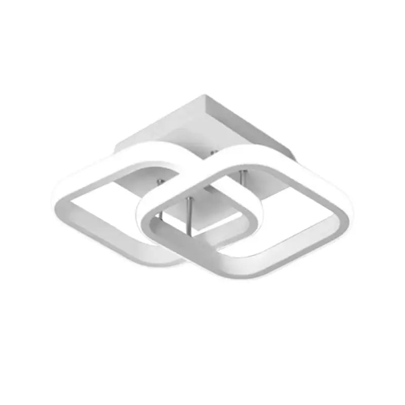 Moderne LED-Deckenleuchte mit einstellbaren Lichtfarben (Bivolt)