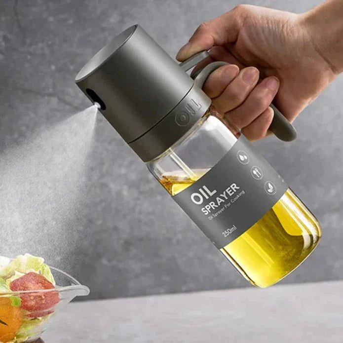 Öl- und Essigsprüher aus Glas mit Halter