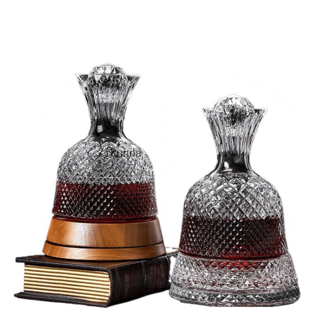 Nordhöhe Rotierender Kristall-Weindekanter 1500 ml