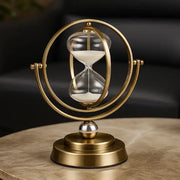 Dekorative Sanduhr mit drehbarer Basis