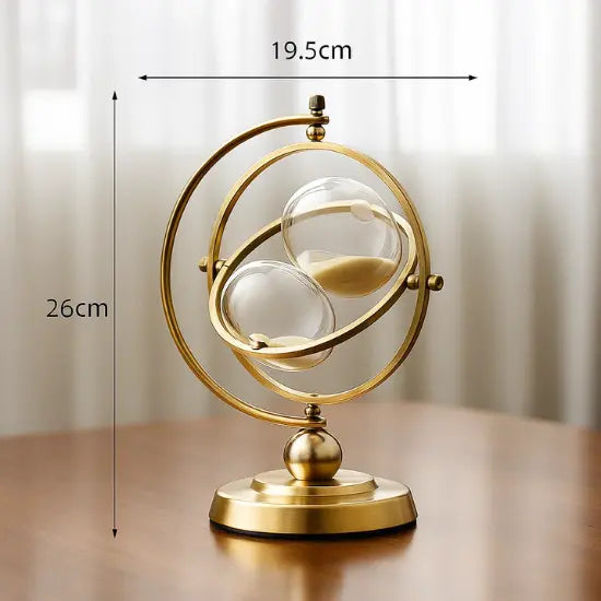 Dekorative Sanduhr mit drehbarer Basis