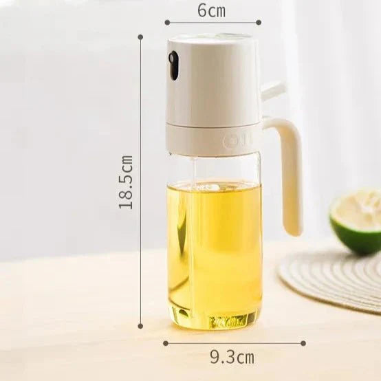 Öl- und Essigsprüher aus Glas mit Halter